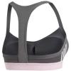 imageadidas womens All Me 3stripes BraGrey Six