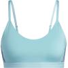 imageadidas womens All Me 3stripes BraMint ToneWhite