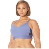 imageadidas womens All Me 3stripes BraOrbit VioletAmbient Blush