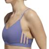 imageadidas womens All Me 3stripes BraOrbit VioletBlack