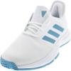 imageadidas Gamecourt Tennis ShoeWhiteHazy BlueHalo Blue