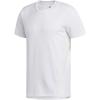 imageadidas Mens Aero 3S Crew Neck Short Sleeve Athletic Training Casual Tops Casual  WhiteWhite