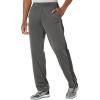 imageadidas Mens Essentials 3Stripes Regular Tricot PantsSolid GreySolid GreyBlack