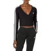 imageadidas Originals Womens Adicolor Classics Cropped Long SleeveBlack