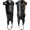 imageadidas UnisexAdult Tiro Soft Ground Match Shin GuardsBlackGold MetallicWhite