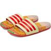 imageadidas Womens Adilette Comfort Slide SandalPearl CitrineLush RedPearl Citrine