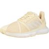 imageadidas Womens Courtjam Bounce Tennis ShoeLinenGreyWhite