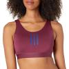 imageadidas Womens Dont Rest 3Stripes BraVictory CrimsonVictory Blue
