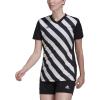 imageadidas Womens Entrada 22 Graphic JerseyBlackWhite