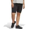 imageadidas Womens Essentials 3Stripes Bike ShortsBlackWhite