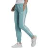 imageadidas Womens Essentials 3Stripes PantsMint TonWhite