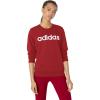 imageadidas Womens Essentials Linear SweatshirtActive MaroonWhite