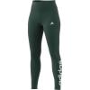 imageadidas Womens High Rise 3Stripes 78 TightsCollegiate GreenWhite