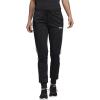 imageadidas Womens Standard Essentials 3Stripes Tricot Open Hem PantsBlackWhite