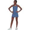 imageadidas Womens Tennis Dress AeroreadyCrew BlueAcid Yellow