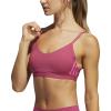 imageadidas womens All Me 3stripes BraWild PinkScreaming Pink