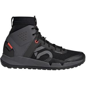 imageFive Ten Trail Cross Mid Pro Mountain Bike ShoesCore BlackGrey TwoSolar Red