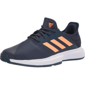 imageadidas Gamecourt Tennis ShoeCrew NavyScreaming OrangeWhite