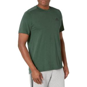 imageadidas Mens Aeroready Designed 2 Move Feelready Sport TeeGreen OxideBlack