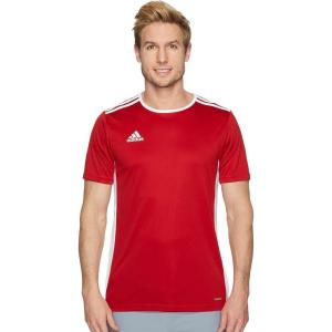 imageadidas Mens Entrada 18 Soccer JerseyPower RedWhite