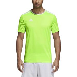 imageadidas Mens Entrada 18 Soccer JerseySolar Green