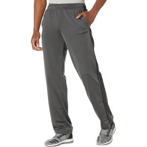 imageadidas Mens Essentials 3Stripes Regular Tricot PantsSolid GreySolid GreyBlack