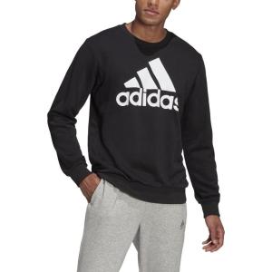 imageadidas Mens Essentials Big Logo SweatshirtBlackWhite