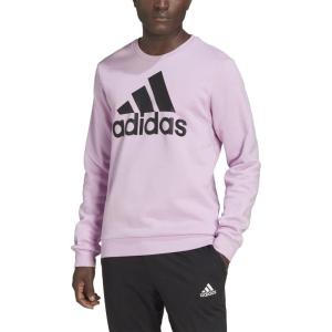 imageadidas Mens Essentials Big Logo SweatshirtBliss LilacBlack