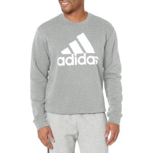 imageadidas Mens Essentials Big Logo SweatshirtMedium Grey Heather