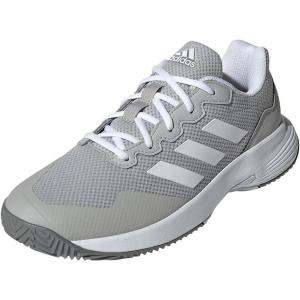 imageadidas Mens Gamecourt M SneakerGrey TwoWhiteGrey Three