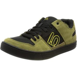 imageadidas Mens MenFive Ten Trailcross LT Mountain Bike ShoesHazy Yellow Wild Moss Core Black