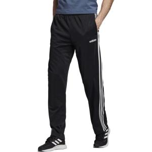 imageadidas Mens Tall Size Essentials 3Stripes Regular Tricot PantsBlackWhite