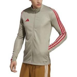 imageadidas Mens Tiro 23 League Training JacketSilver PebbleBetter Scarlet