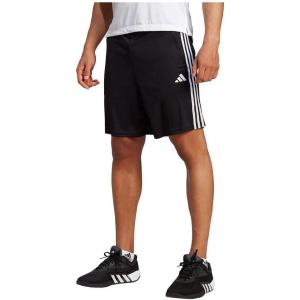 imageadidas Mens Train Essentials Piqu 3Stripes ShortsBlack  White