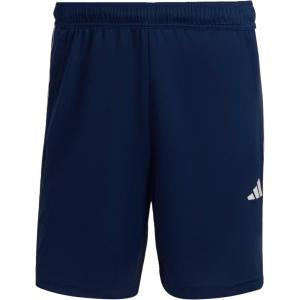 imageadidas Mens Train Essentials Piqu 3Stripes ShortsDark Blue  White