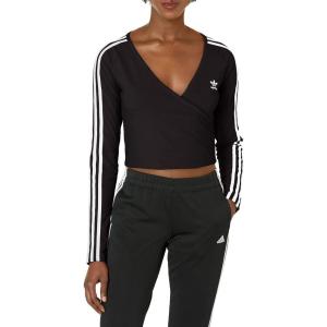 imageadidas Originals Womens Adicolor Classics Cropped Long SleeveBlack