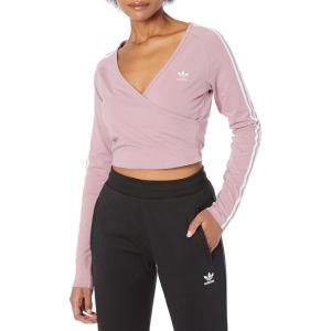 imageadidas Originals Womens Adicolor Classics Cropped Long SleeveMagic Mauve