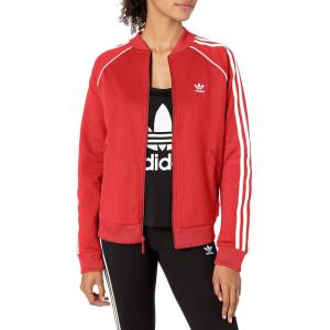 imageadidas Originals Womens Primeblue Superstar Track TopScarlet