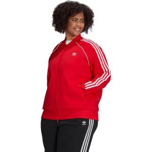 imageadidas Originals Womens Primeblue Superstar Track TopVivid Red