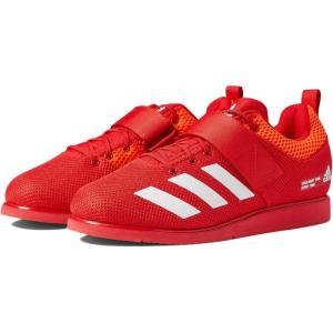 imageadidas Unisex Adult Powerlift 5 SneakerVivid RedWhiteImpact Orange