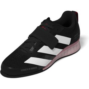 imageadidas UnisexAdult Adipower Weightlifting 3 Shoes Cross TrainerBlackWhitePure Ruby