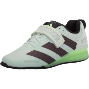 imageadidas UnisexAdult Adipower Weightlifting 3 Shoes Cross TrainerCrystal JadeAurora MetallicGreen Spark