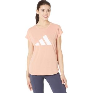 imageadidas Womens 3Stripes Training TShirtAmbient BlushWhite