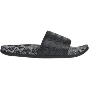 imageadidas Womens Adilette Comfort Slide SandalCore BlackCore BlackAlmost Pink