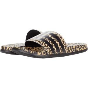imageadidas Womens Adilette Comfort Slide SandalHazy BeigeBlackCardboard