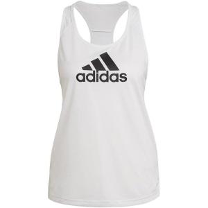 imageadidas Womens Aeroready Designed 2 Move Logo Sport Tank TopWhiteBlack