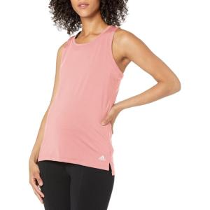 imageadidas Womens Aeroready Designed 2 Move Sport Tank Top MaternityWonder MauveWhite