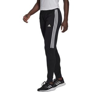 imageadidas Womens Aeroready Sereno Cut 3Stripes Slim Tapered Tracksuit BottomsBlackWhite