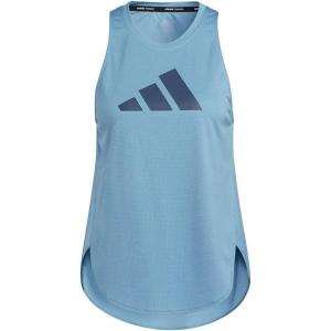 imageadidas Womens Badge of Sport Logo TankHazy BlueCrew NavyCrew Navy