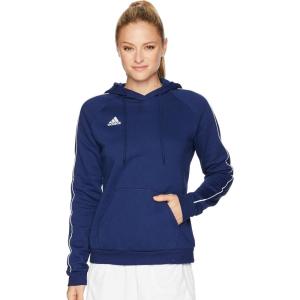 imageadidas Womens Core 18 HoodieDark BlueWhite